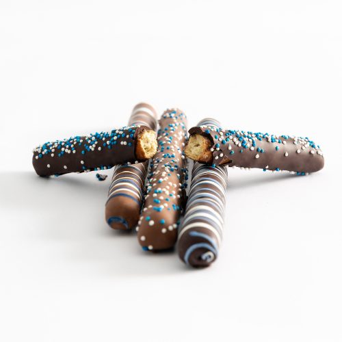 hannukah pretzel rods